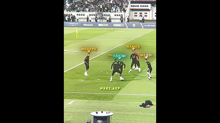 Hakimi vs Messi & Neymar & Mbappe & Ramos 😅