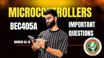 BEC405A Vtu Important Questions | Microcontrollers