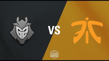 Fnatic vs. G2 Esports | EU LCS Summer Split 2017