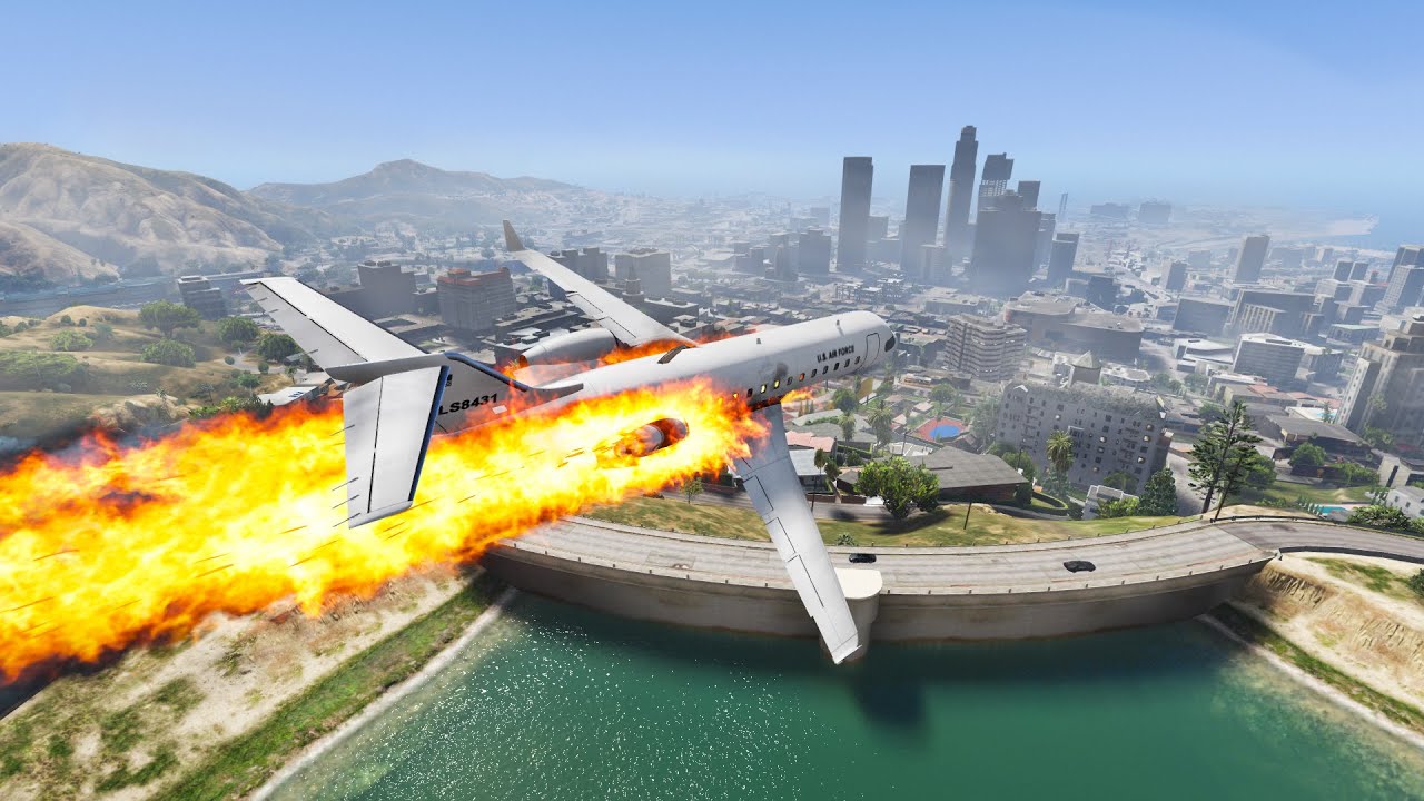 GTA 5 Crazy Plane Crashes & Spiderman Ragdolls Ep.17 (Funny Moments)