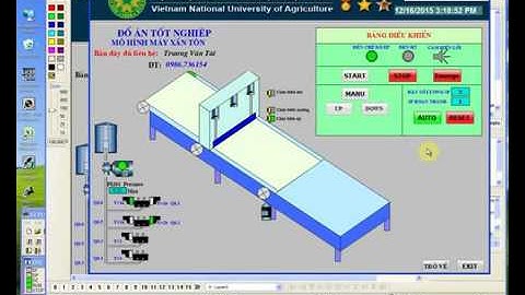 WinCC + S7200 tự động máy cắt tôn, chấn tôn