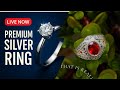 Pure silver ring design kam price mai #trending 😱🔥