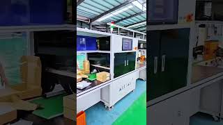 Intelligent automated cylindrical battery pack module assembly line.