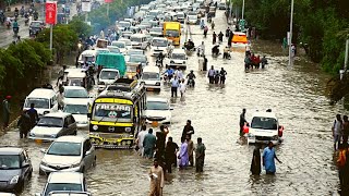 Flood in Karachi rain monsoon 2020 | Heavy Karachi Rain |