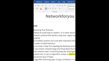 What is STP? |  Networkforyou | CCNA