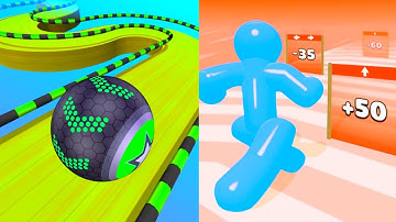 Going Ball vs Tall Man Run Speed Run Mobile Gameplay Walkthrough iOS, Android  Colour Run (Part 162)