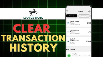 How to CLEAR TRANSACTION HISTORY on LLOYDS APP (Easy way)