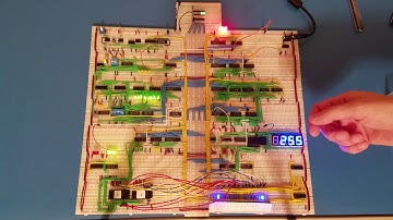 It works! (Ben Eater 8-bit Computer) SAP-1