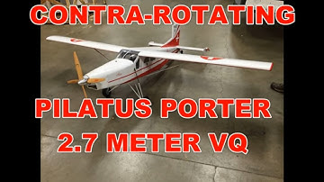 Contra Rotating Motors Pilatus Porter RCTWINS