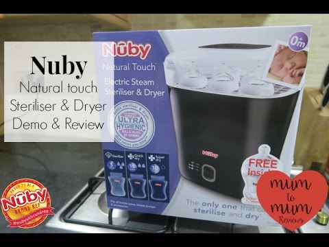 nuby natural touch electric steam steriliser and dryer