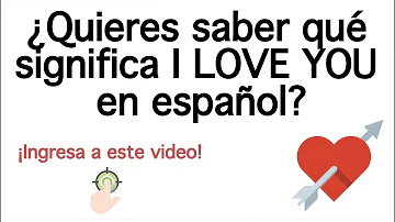 ¿Qué número significa iloveyou?