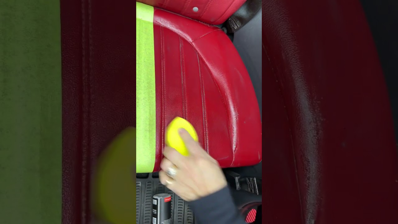 Clean your leather seats with this DIY cleaner! #tipoftheweek #diy  #cleancar…