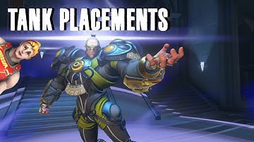 Tank Placements Part: 1 | Overwatch Role Queue Beta