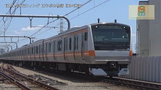 中央線快速E233系T6編成JC14東小金井駅国分寺方面【はやぶさ物語】CX680