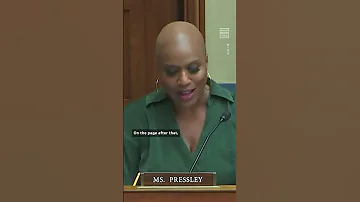 Rep Ayanna Pressley Grills Project 2025 Policymaker 