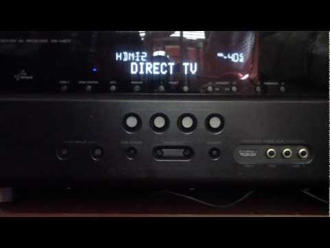 YAMAHA RX-V671 3D RECEIVER REVIEW HDMI AUDIO VIDEO PASS THROUGH ARC RETURN DIRECT TV