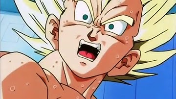 Kid Trunks Turns Super Saiyan In Front Of Vegeta