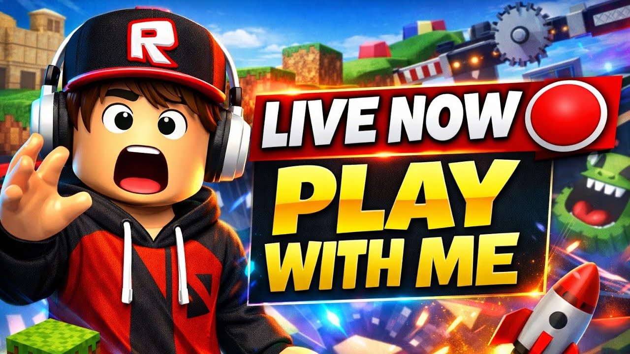 🔴 LIVE Random Gameplay With Subscribers | Roblox & More Games | Join & Play With Me