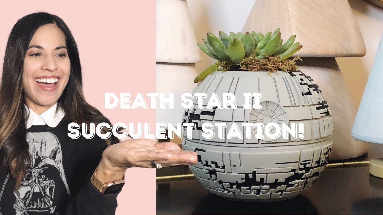 Fully Operational Death Star II Succulent Station!