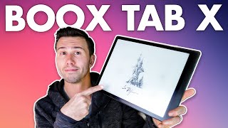 Boox Tab X — Unboxing & Initial Impressions (It's )