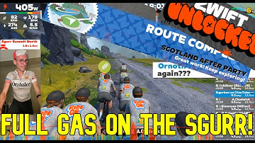 New Route, Brutal Finish! Zwift Unlocked Stage 3 (Scotland After Party)