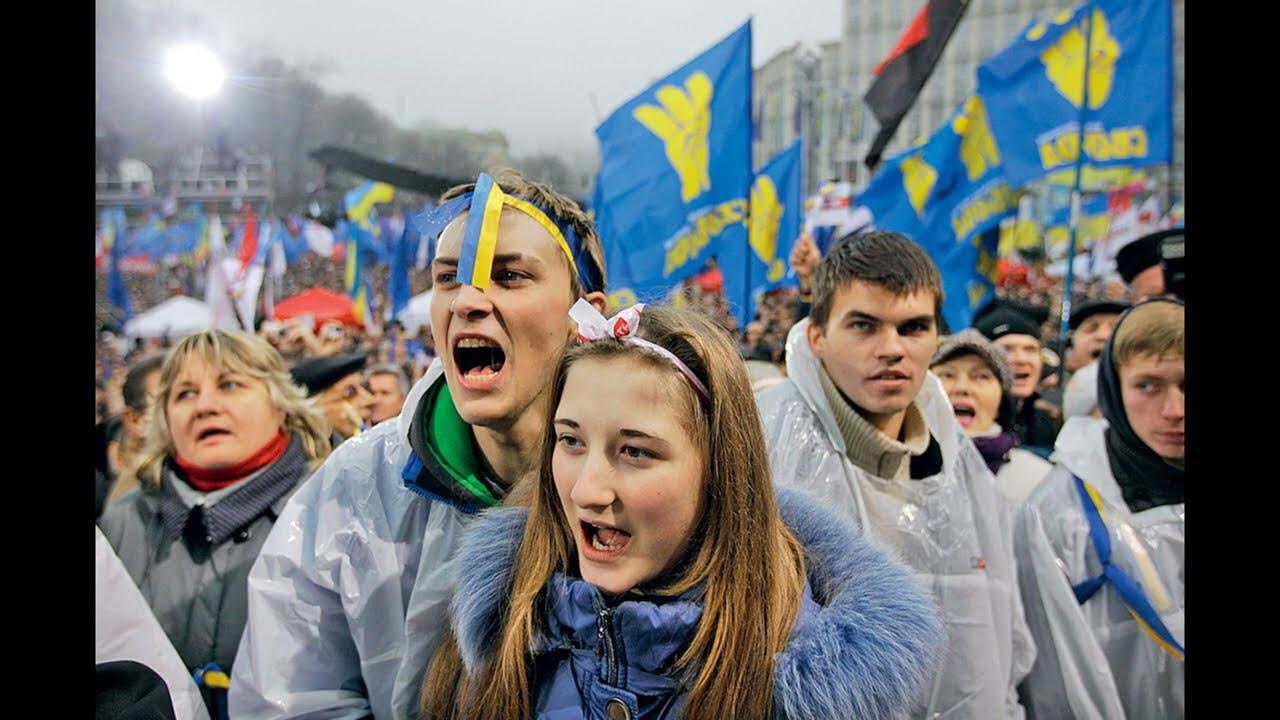 Северные украинцы. Жители Западной Украины. Молодежь на Майдане. Студенты на Майдане. Украинская молодежь.