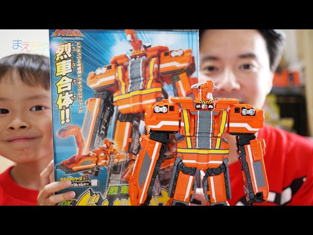 烈車合体　DXビルドダイオー Amazon | 特撮 合体 ロボ 烈車戦隊トッキュウジャー 烈車合体 DX