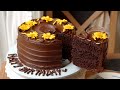 가나슈 케이크 만들기 간단한 초코케이크 만들기 Ultimate Chocolate Cake Recipe 꾸덕한 초코케이크만들기 노버터 촉촉한 초코케이크 레시피