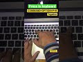 Reset PRAM in MacBook #shorts #informationtechnology