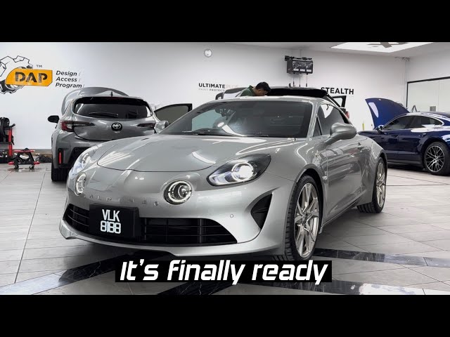 Garage Update: The Alpine A110 is finally ready for its
