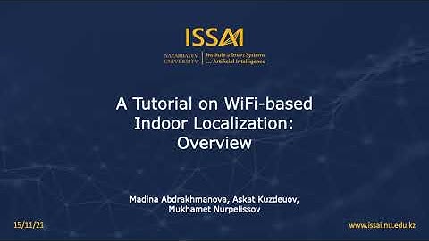 A tutorial on WiFi-based Indoor Localization: Overview