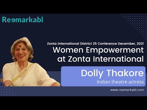 Dolly Thakore - Speaks on Women Empowerment at Zonta International Conference with Reema Lokesh