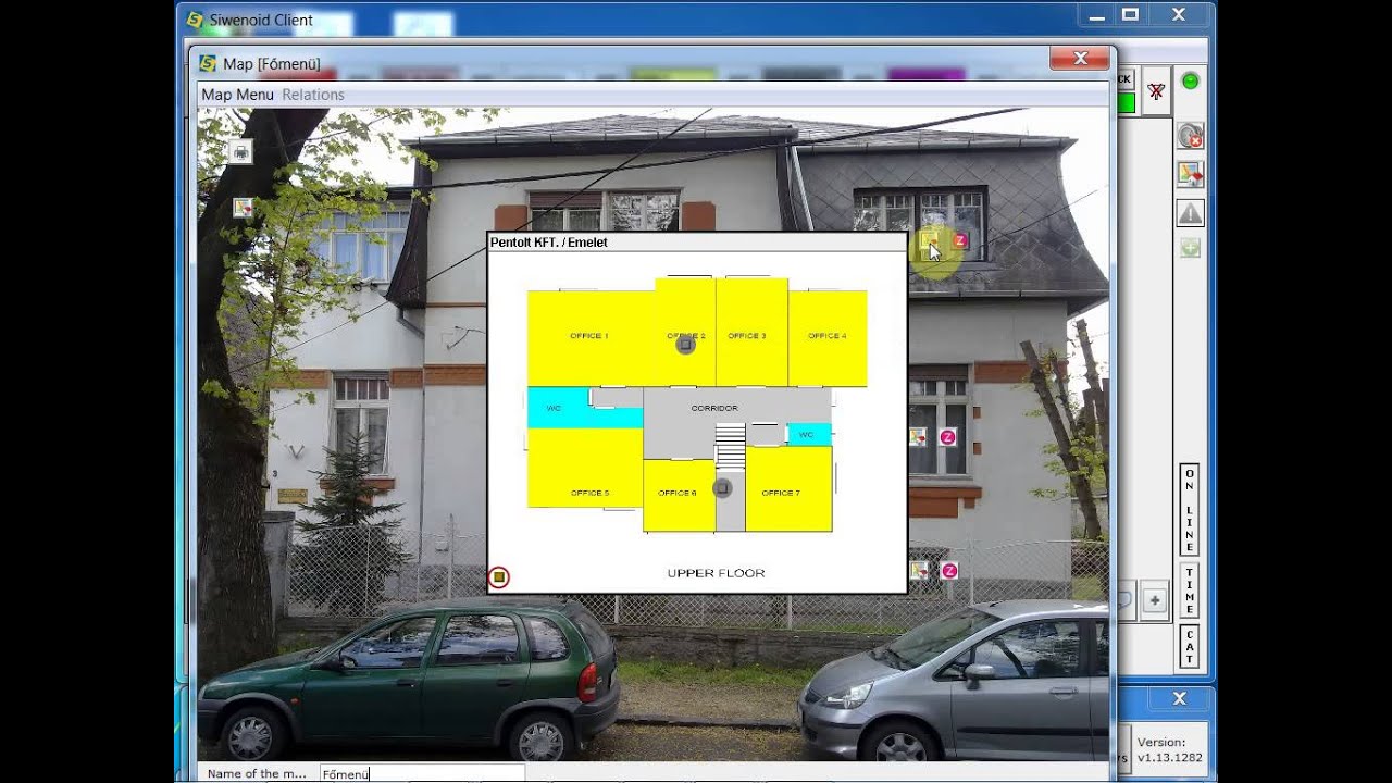 How to send a command to a fire detector through map