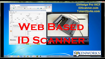 Web Browser ID Scanner Solution - IDWedge Pro - Scan Drivers license to Web