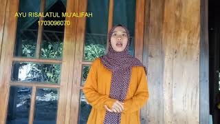 Pidato Perpisahan kelas 6 Bahasa Jawa | Ayu Risalatul Mu'alifah | 1703096070