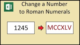 How to change numbers to Roman numerals in Excel News