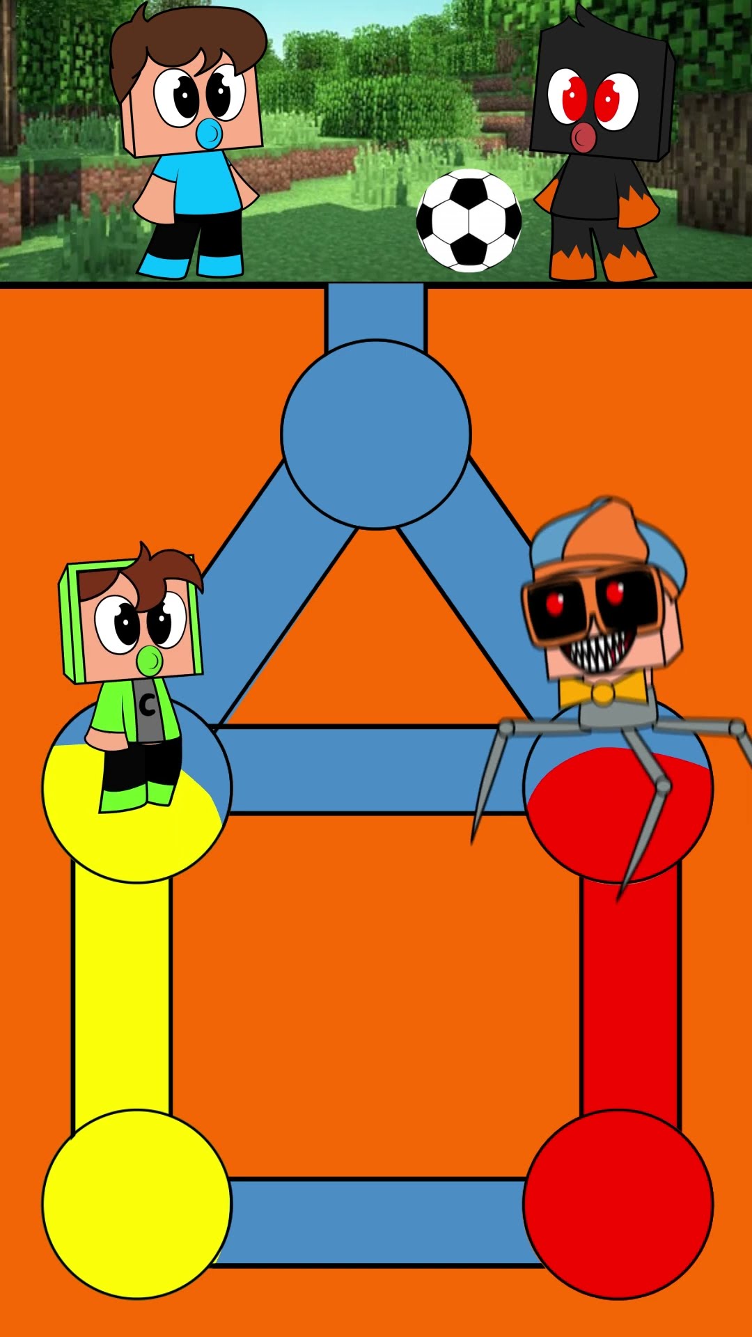 Cadres fugindo do BLIPPI TITAN