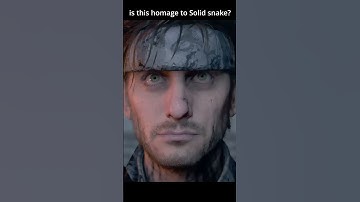 The Solid Snake reference #deathstranding #kojima