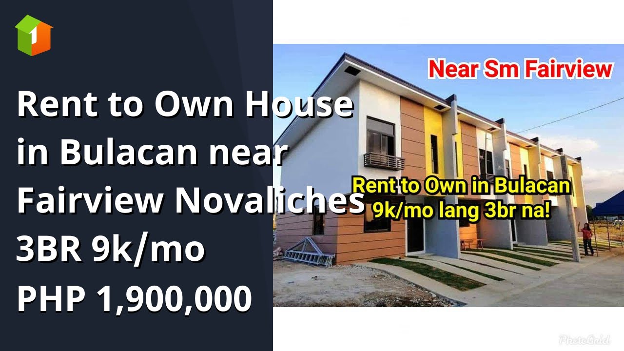 Rent to Own House in Bulacan near Fairview Novaliches 3BR 9k/mo YouTube