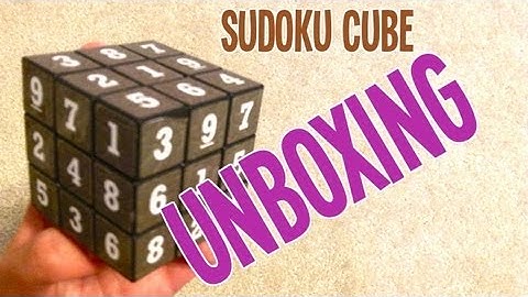 Sudoku Puzzle Cube UNBOXING & REVIEW