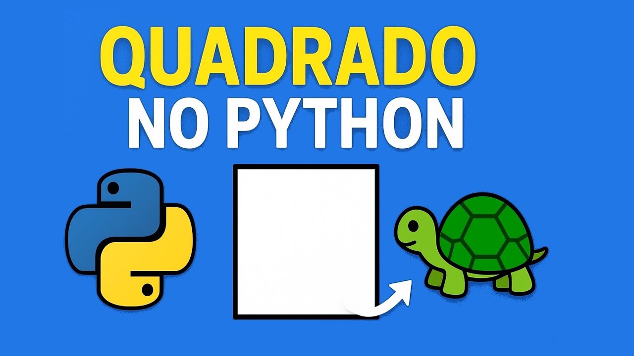 PYTHON - QUADRADO USANDO TURTLE - YouTube