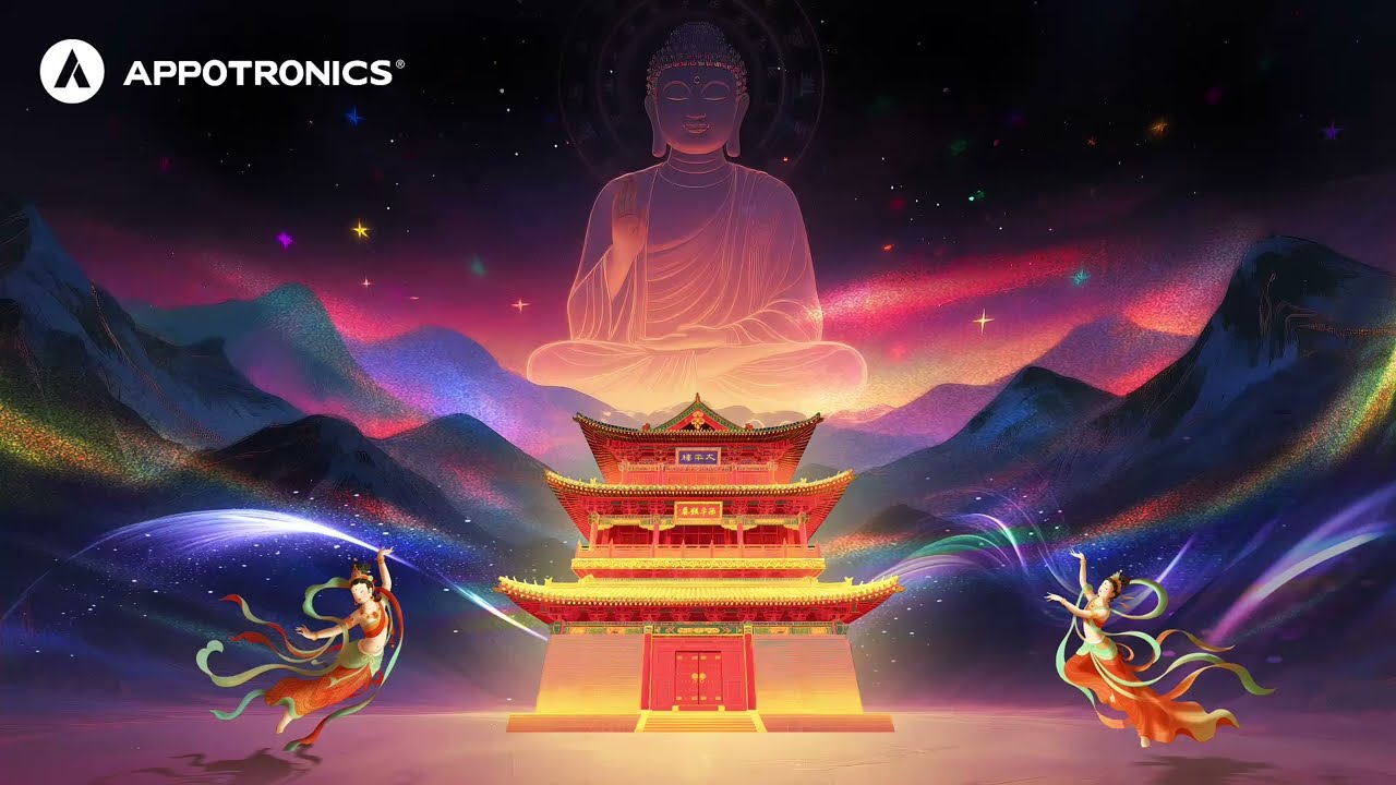 Ancient cultural heritage meets cutting-edge laser projection tech!