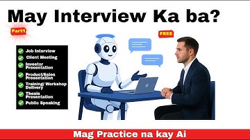 Paano Mag Practice ng Interview Gamit ang Ai | FREE | Part 1