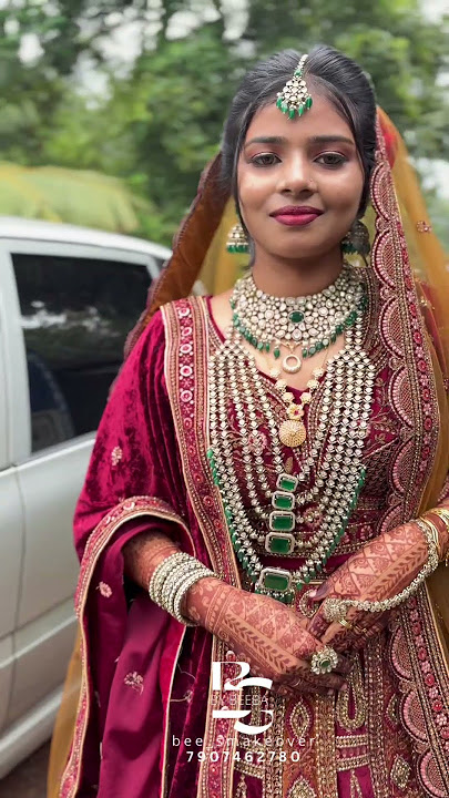 Bride fida on her wedding day💄 #malayalam #wedding #makeup #makeupartist #makeover #muslimbridal