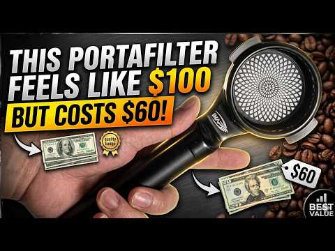 This portafilter feels like $100 but costs $60