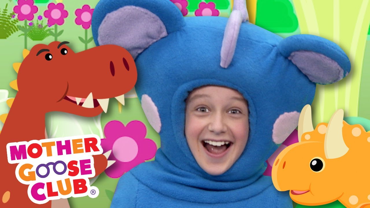Dinosaur Stomp + More | Mother Goose Club Nursery Rhymes