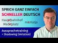 Richtig Deutsch sprechen - Fließende Aussprache von Wörtern mit Konsonanten (mit Shadowing)