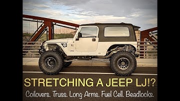 How To Stretch A Jeep LJ! Coilovers, Fuel Cell, Axle Truss, Aluminum Links.