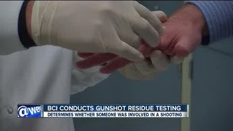 What gunshot residue tests tell us