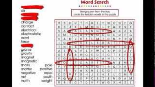 CC7553 Force: Word Search Mini